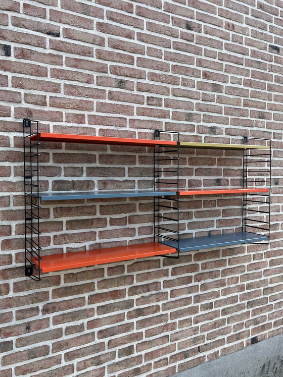 Image 1 of Étagère murale double Tomado vintage, le système mural emblématique du design néerlandais