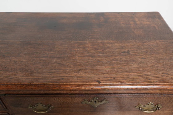 Image 1 of Beautiful, large, and functional 18th-century antique English oak sideboard/English low dresser with its original fittings.