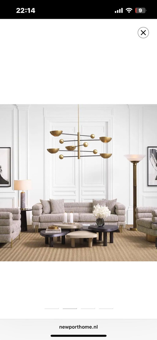 Nouveau lustre Eichholtz