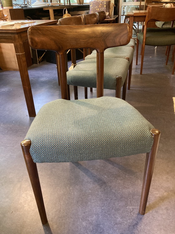 Image 1 of 4 sedie da pranzo vintage uniche di Fristho