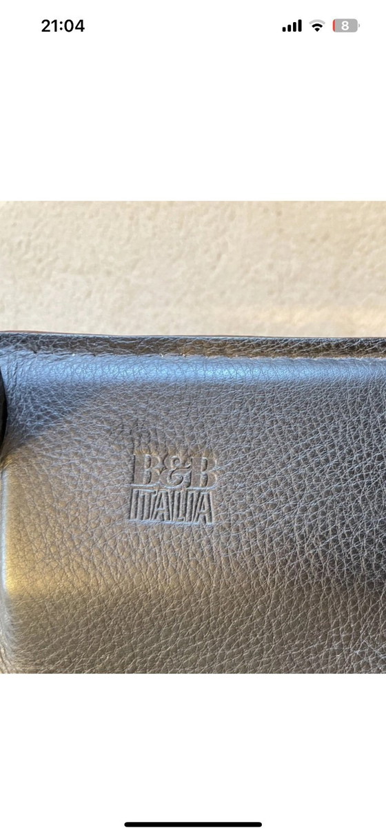 Image 1 of Canapé B&B Italia Diesis en cuir blanc design Citterio