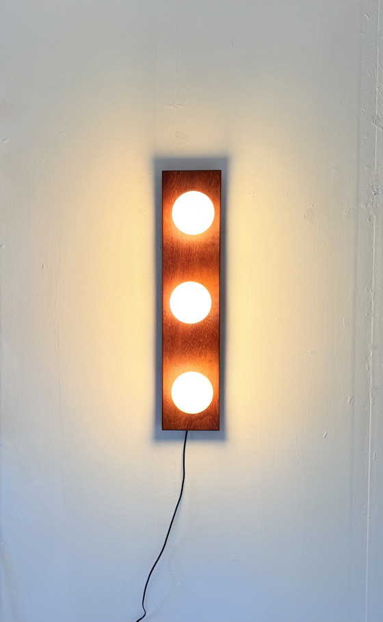 Image 1 of Vintage teak wall lamp, 1970s