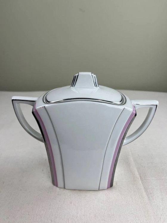 Art Deco Zuckerdose – Geschirr, Porcelain (photo 3 of 8)