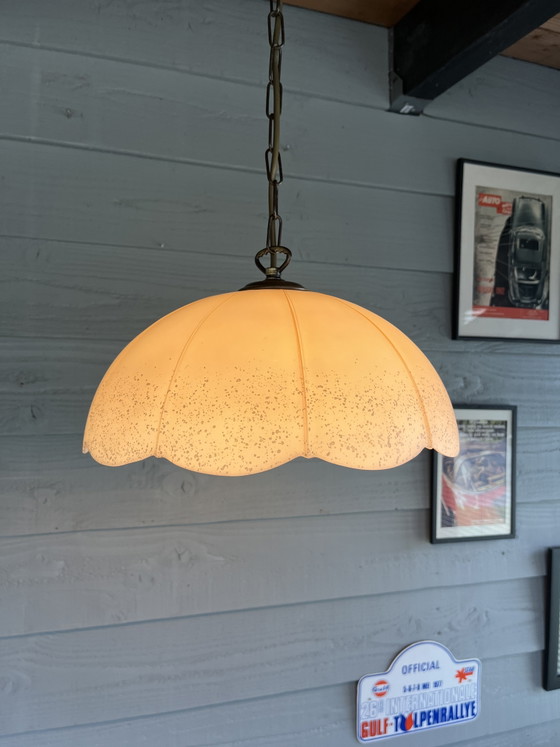Image 1 of Suspension citrouille vintage Herda Amsterdam Hollywood Regency