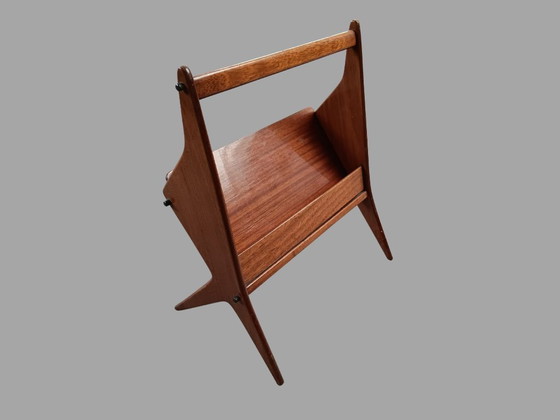 Image 1 of Porte-revues sculptural danois en teck, années 1960