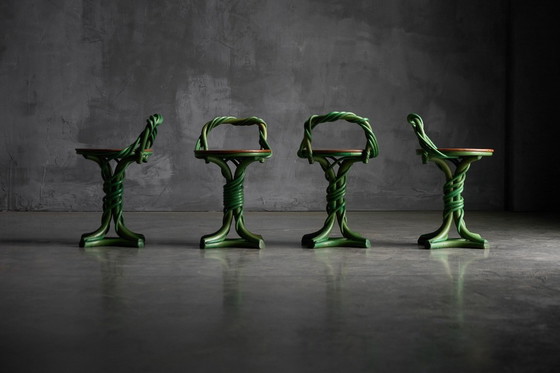 Image 1 of Sgabelli a forma di vite, Francia, fine XX secolo