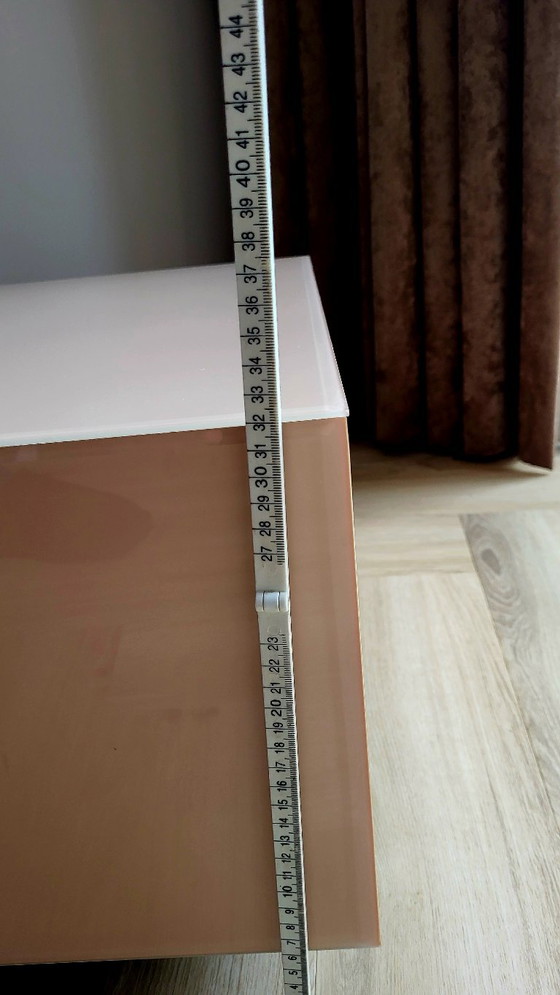 HKliving Mirror Block Table Cream/Nude (60x60x35) – Tavolini da caffè, Vetro, MDF (photo 9 of 9)