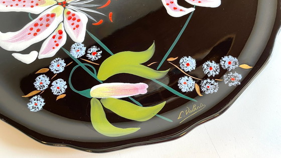 Image 1 of Longwy Flower Platter van VALENTI
