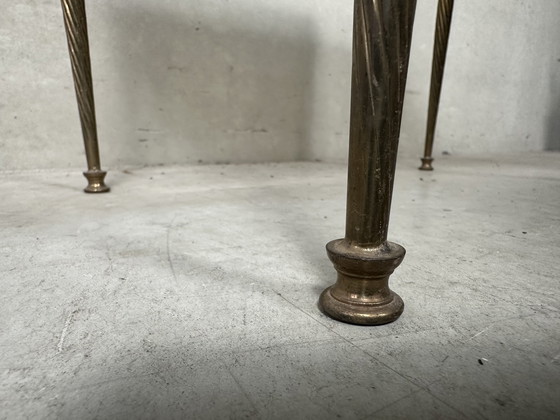 Image 1 of Table à plantes en laiton vintage