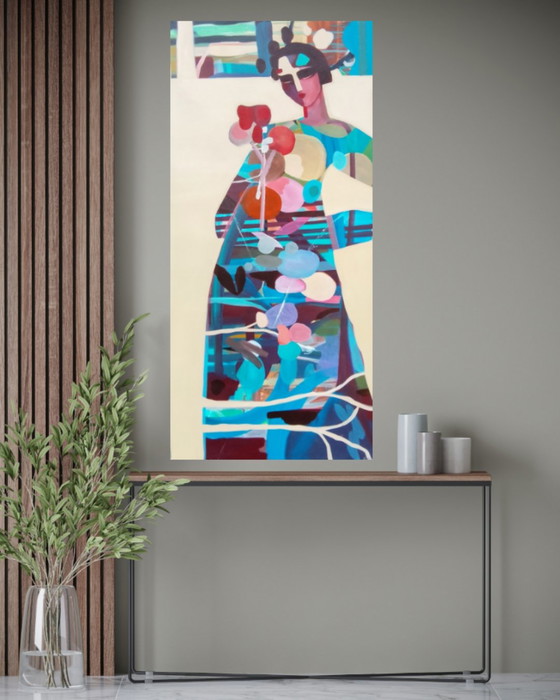 Acrylschilderij 70x150cm – Kunst, Canvas (photo 2 of 15)