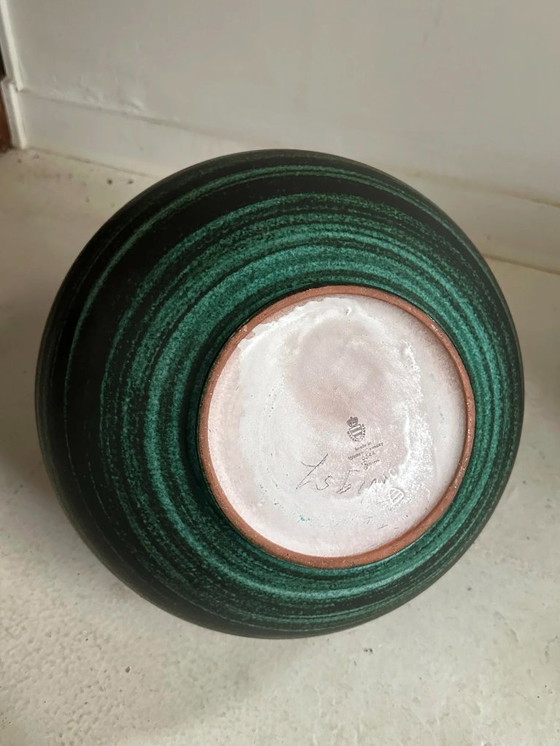 Image 1 of Huge Wächtersbach Pottery Vase with Handle, Germany, 1960s