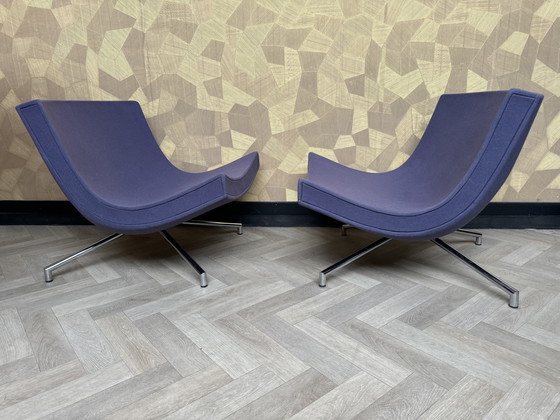 Image 1 of 1 Paarse Design Fauteuil