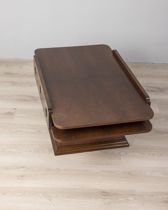 Image 1 of Vintage 60s coffee table with storage unit Italian design 