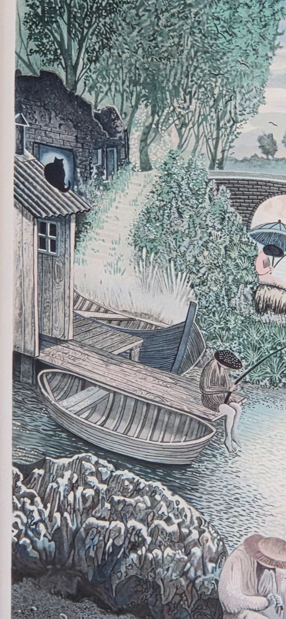 Image 1 of Degans Xavier (1949-) - Lithografie, proefdruk van de kunstenaar (ref 4116)