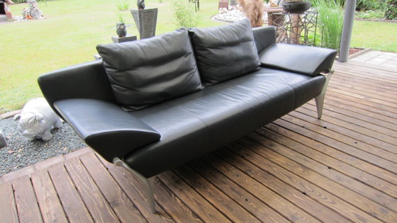 Image 1 of Sofá icónico de diseño en piel "Rolf Benz" modelo 1600. ¡En excelente estado!