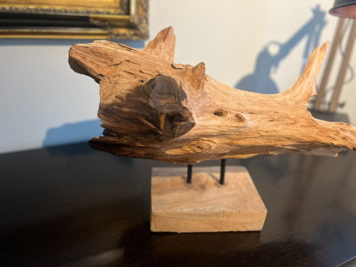 Pezzo unico di legno galleggiante, radice di teak squalo – decoratieve objecten, Wood (photo 2 of 9)