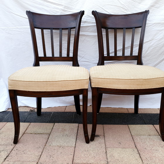 Image 1 of 4 Antique English Dining Chairs