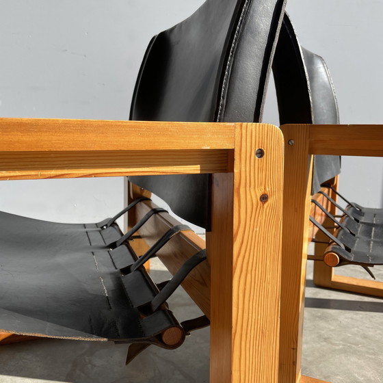 Image 1 of Rare chaise facile scandinave vintage Safari, 1970