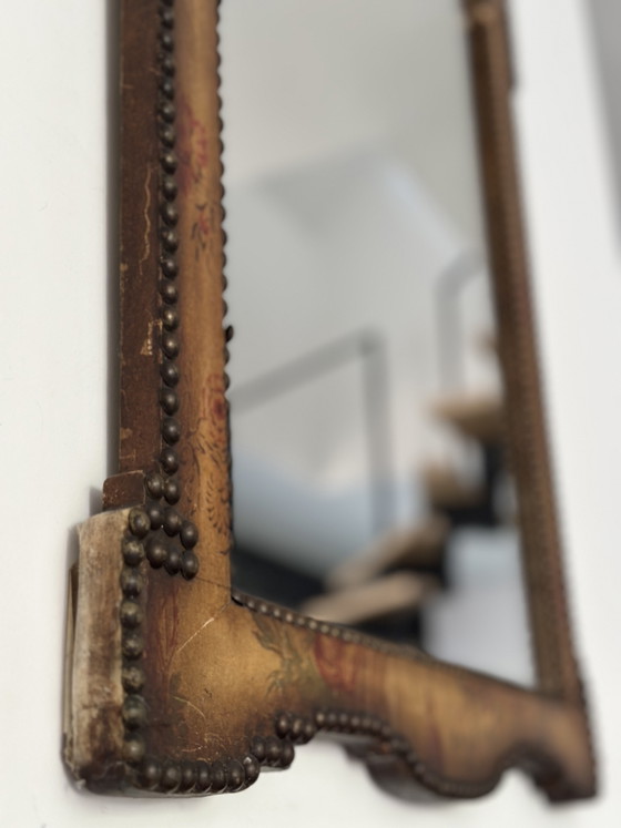 Antieke chinoiserie spiegel Trumeau, ca. 1900 – Wood, Glass (photo 13 of 14)