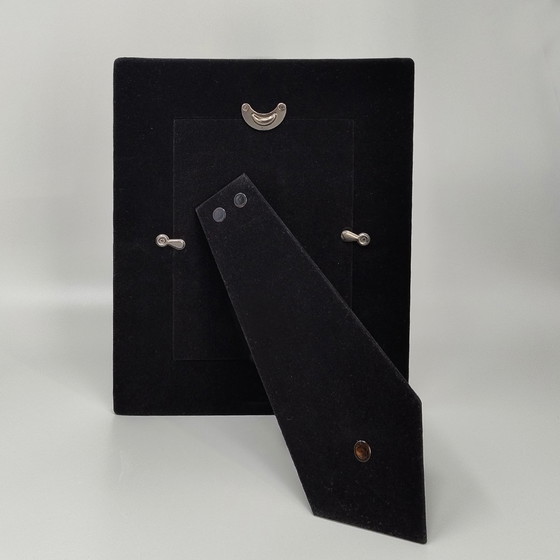 Image 1 of Splendida cornice per foto anni &#39;70 in argento placcato con vetro, realizzata in Italia