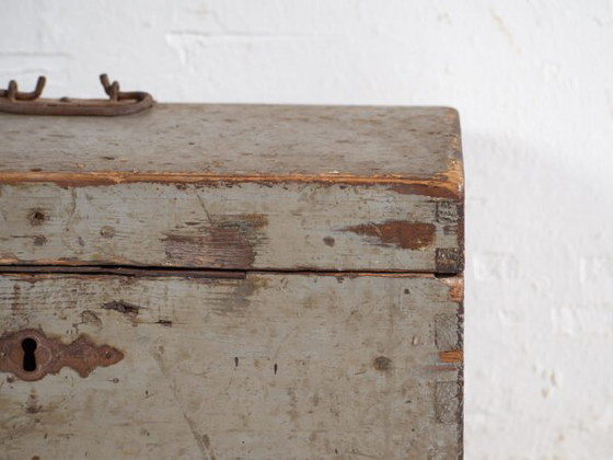 Kleine antike graue Truhe (ca. 1900) #69 – Kommoden, Rustic (photo 32 of 40)