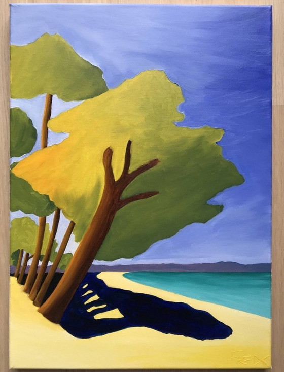 Image 1 of Öl auf Leinwand. Größe 46 x 33 cm.