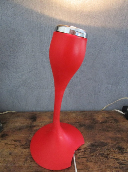Vintage IKEA Flamma, Carl Ojerstam 90's – tafellampen, Plastic, Chrome