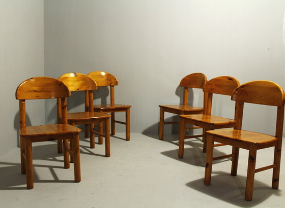 Image 1 of Chaises attribuées à Rainer Daumiller, années 1970, ensemble de 6