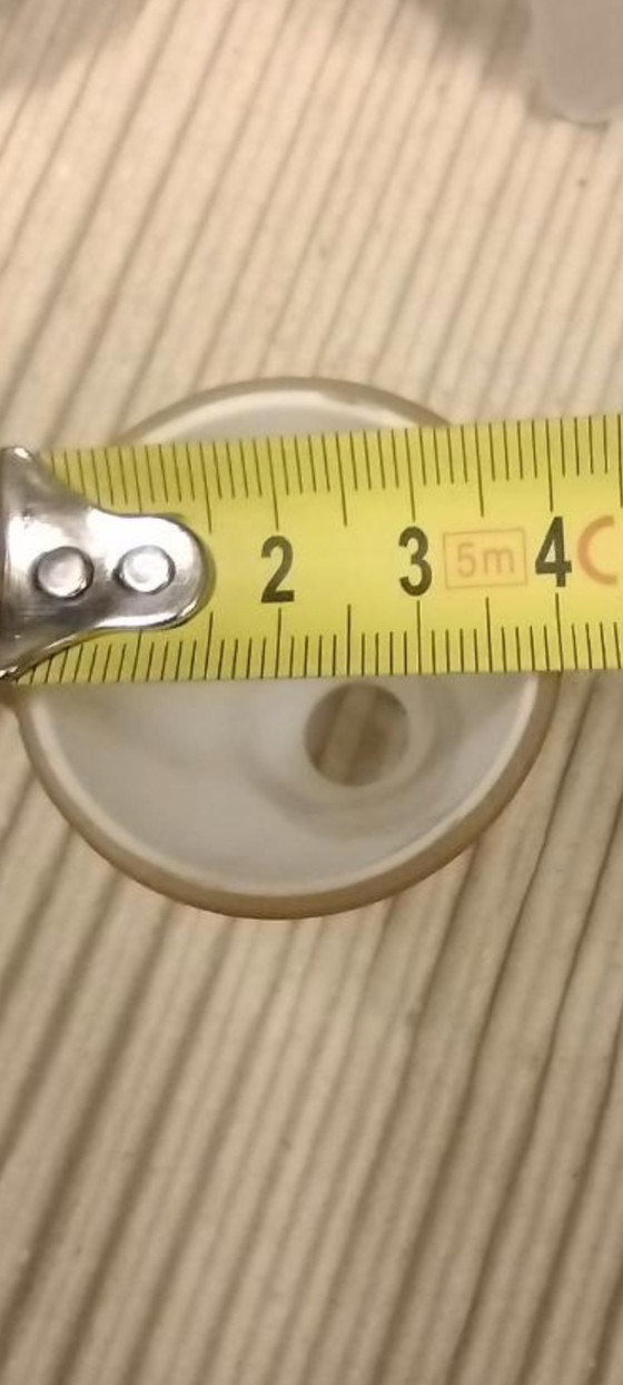 Image 1 of Paralumi in vetro alogeno soffiato a bocca marmo (G4)