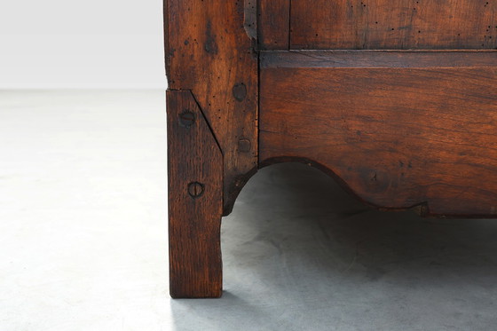 Image 1 of Rare French provincial carved cabinet or buffet with great patina, dated 1841