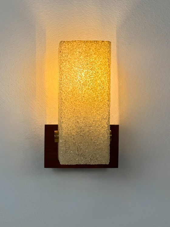 Image 1 of Applique Vintage, Perspex et Bois, France, 1960