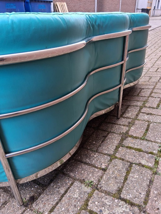 Conjunto de sofás Zanotta Onda 3+1+1