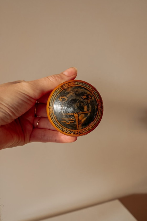 Image 1 of Boîte à bijoux avec le signe astrologique de la Balance