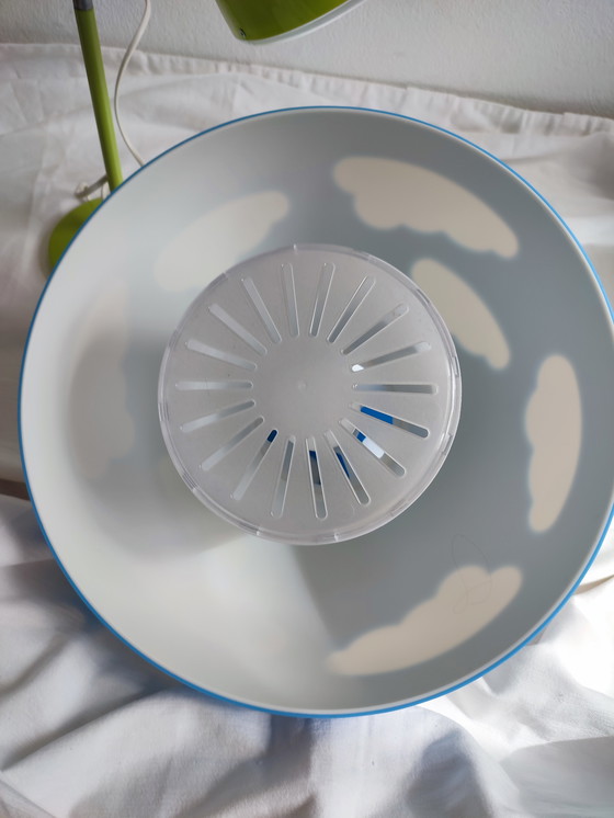 Image 1 of 2 x Ikea Wskojig clouds lamp desk lamp pendant lamp Hendrik Preutz blue green