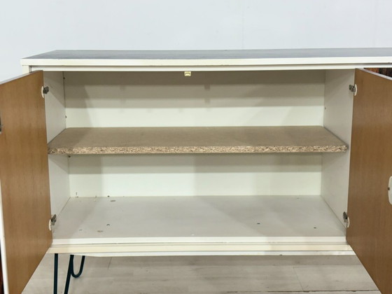 Image 1 of Vintage Palisander Sideboard – Mid Century Kommode – Restauriertes Longboard Unikat