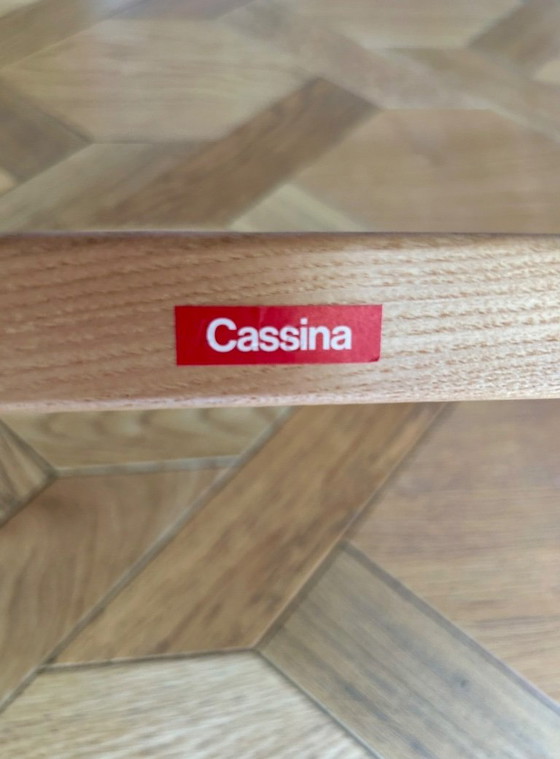 Set van 12 Cassina Superleggera 699 stoelen – Gio Ponti – essenhout en geweven zitting – Kuipstoelen, Wood (photo 4 of 5)