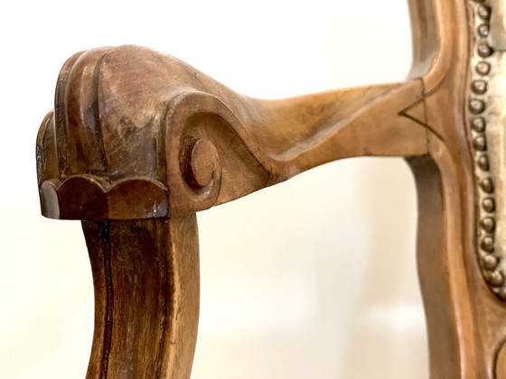 Poltrona antica barocca – Poltrone, Velvet, Wood (photo 12 of 12)