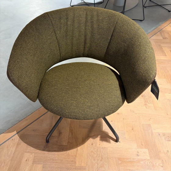 Label vandenberg Lola Fauteuil, Label Van den Berg, Cuir, Métal, Noir (photo 2 sur 5)