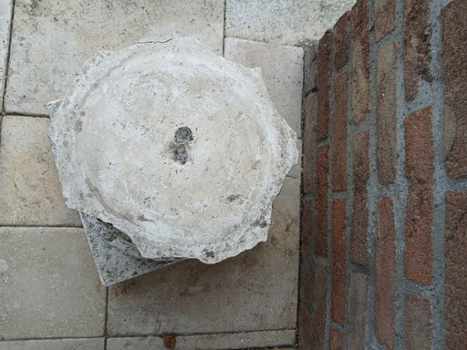Pedestal Column Garden Pedestal Presentation Block Concrete Console Solid