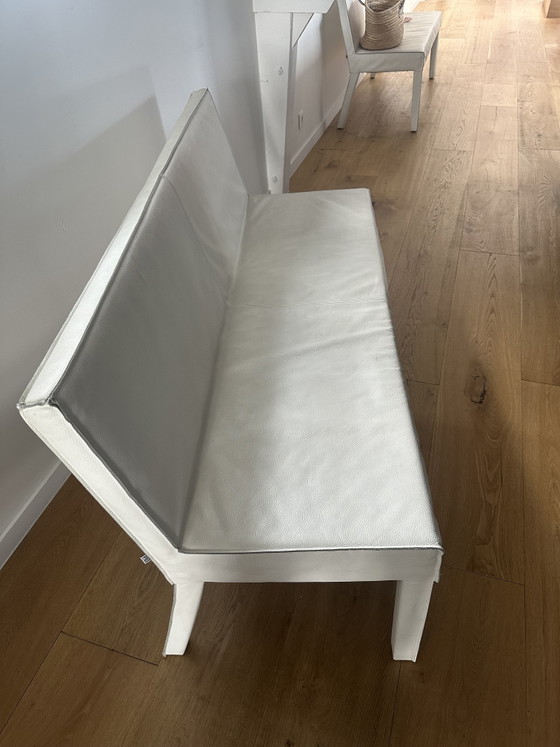 SAAR TWIN BENCH VAN PIET BOON – Bankjes, Leather (photo 3 of 5)