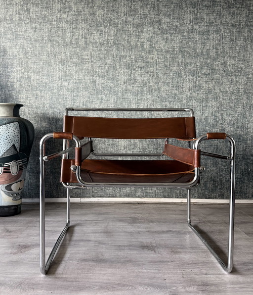 Silla Wassily vintage de Marcel Breuer para Fasem