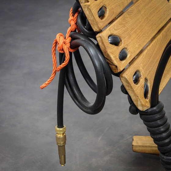 Image 1 of Fauteuil à bascule en tuyau d'arrosage, par Sander Bokkinga pour BOK, Pays-Bas, années 2020