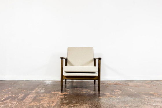 Image 1 of Mid Century moderne fauteuil GFM-142 van Edmund Homa, Polen, 1960