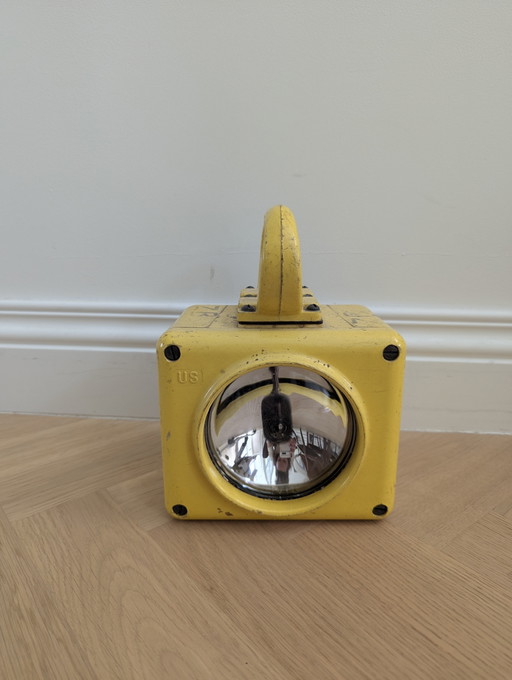 Lampada vintage Roflan dell'esercito americano