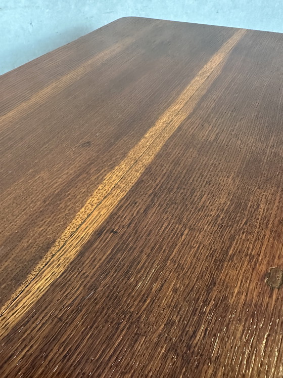 Image 1 of Art Deco side table - oak