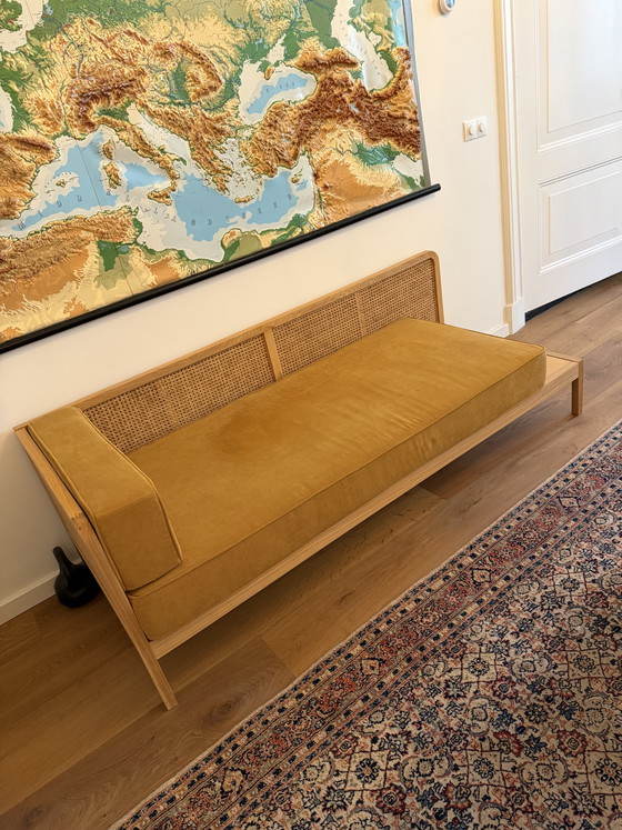 La Redoute Intérieurs Scillia Daybed | Essen, Rotan & Okergeel – Rattan, Textile (photo 4 of 8)