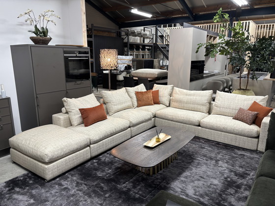 Image 1 of Flexform Groundpiece Modular Corner Sofa Also To Mirror