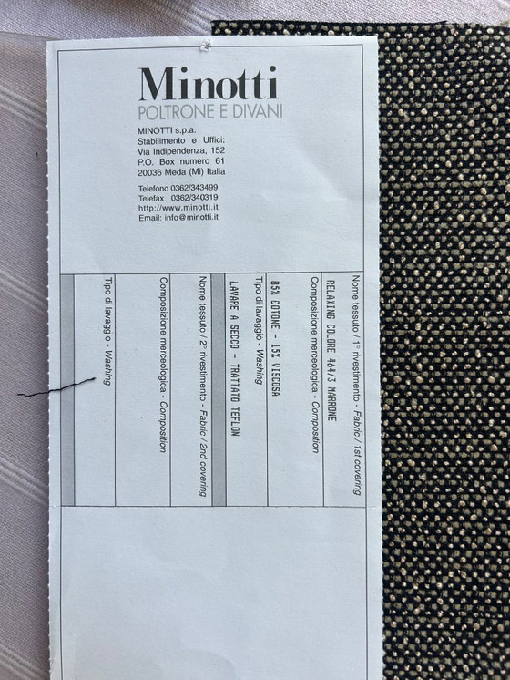 Image 1 of Minotti bank 210 cm stockholm