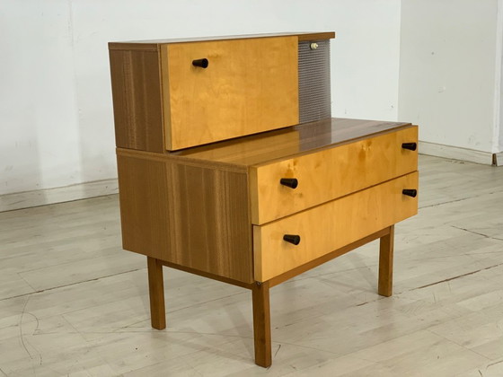 Image 1 of 2X Mid - Century bedside table bedside cabinets side tables vintage