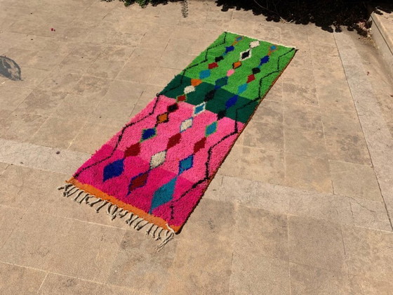 Image 1 of Alfombra de pasillo hecha a mano de 90 cm x 300 cm.